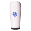WHITE FLIP TOP TUMBLER