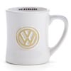 WHITE RETRO DINER MUG
