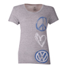 LADIES PEACE LUV VW TEE