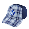 TRUE BLUE PLAID CAP