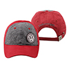 BURGUNDY APPLIQUE CAP