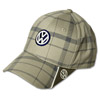 VW PLAID FITTED CAP