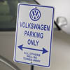 VW PARKING ONLY SIGN